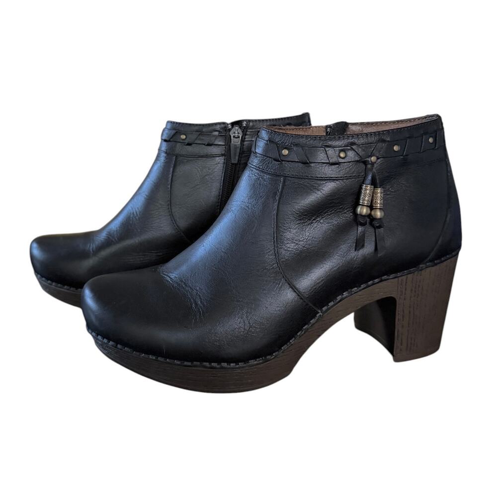 Dansko Dabney Leather Ankle Boots Black EUR 41 US Women’s 10.5-11 - Picture 5 of 9